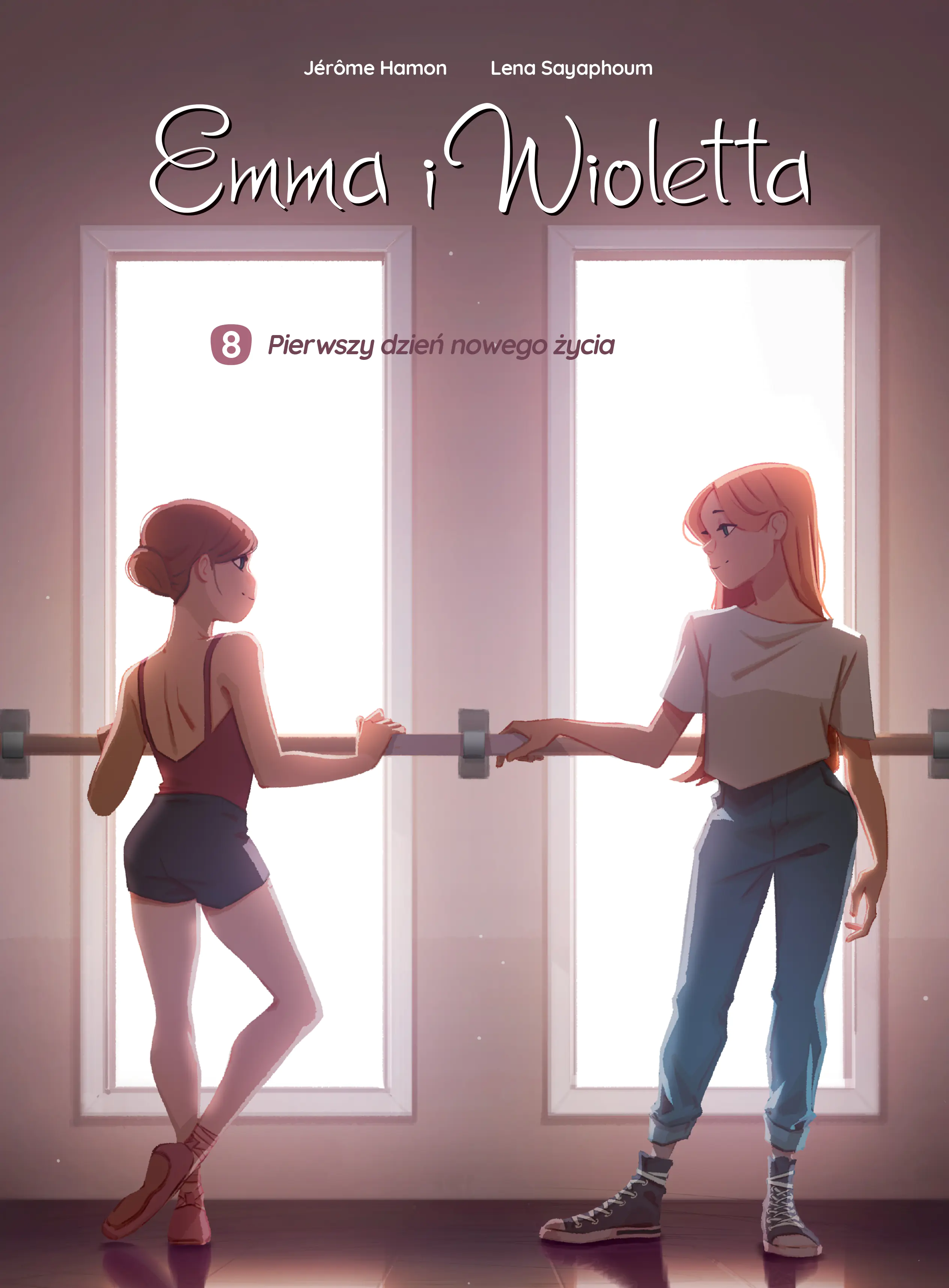 Książka - Pierwszy dzień nowego życia. Emma i Wioletta. Tom 8
