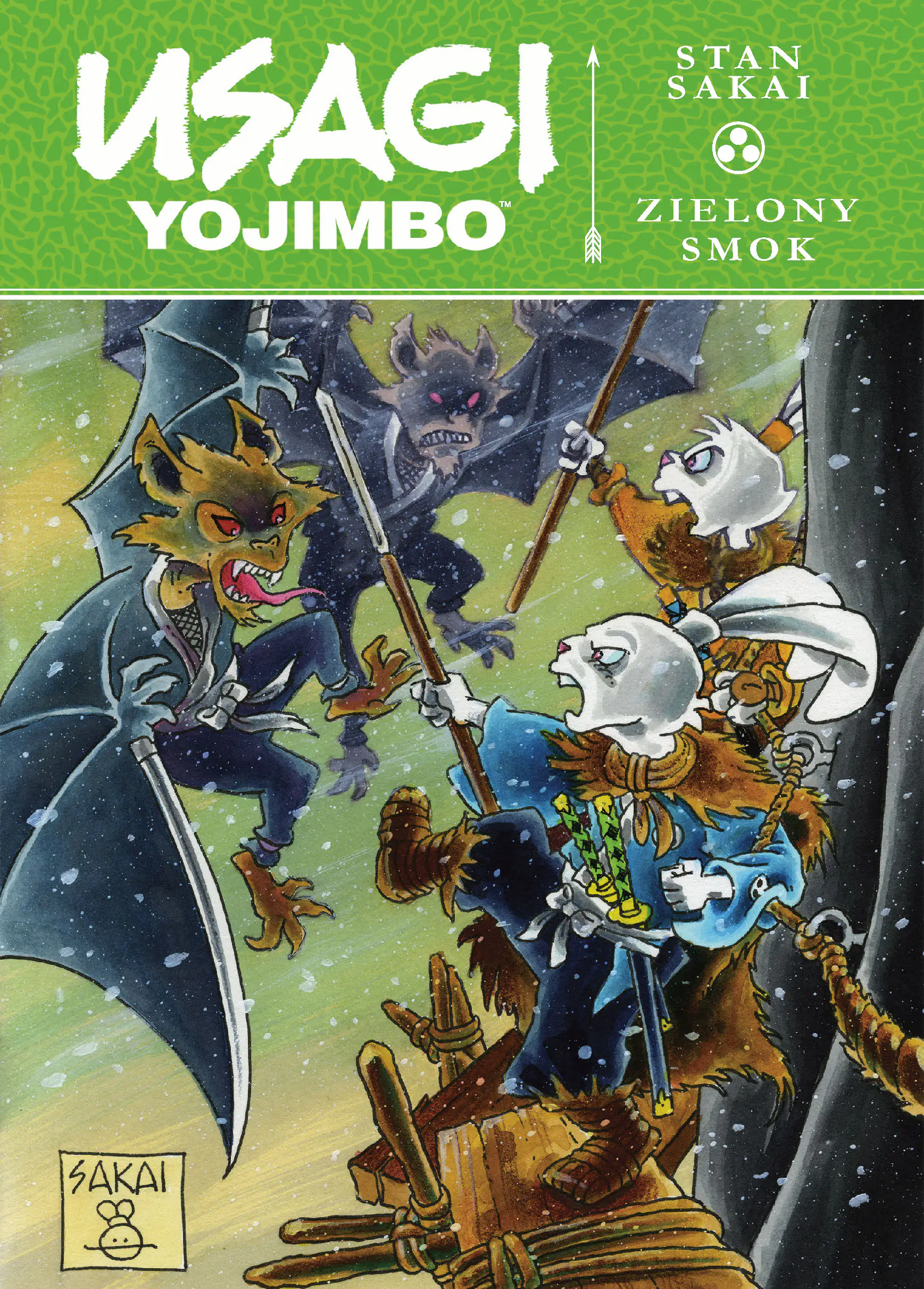 Książka - Usagi Yojimbo. Zielony smok. Tom 5