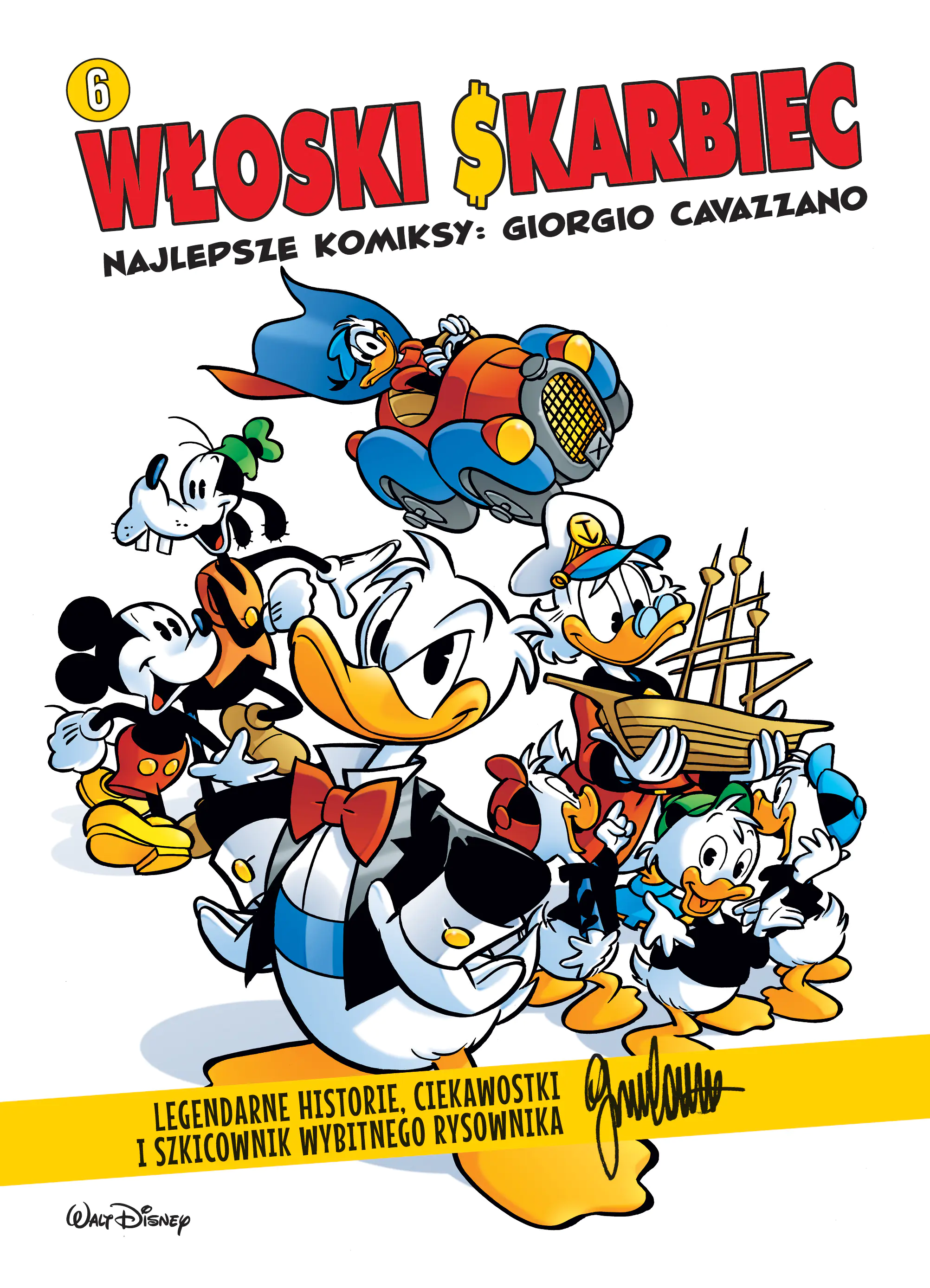 Książka - Włoski Skarbiec. Najlepsze komiksy: Giorgio Cavazzano. Tom 6
