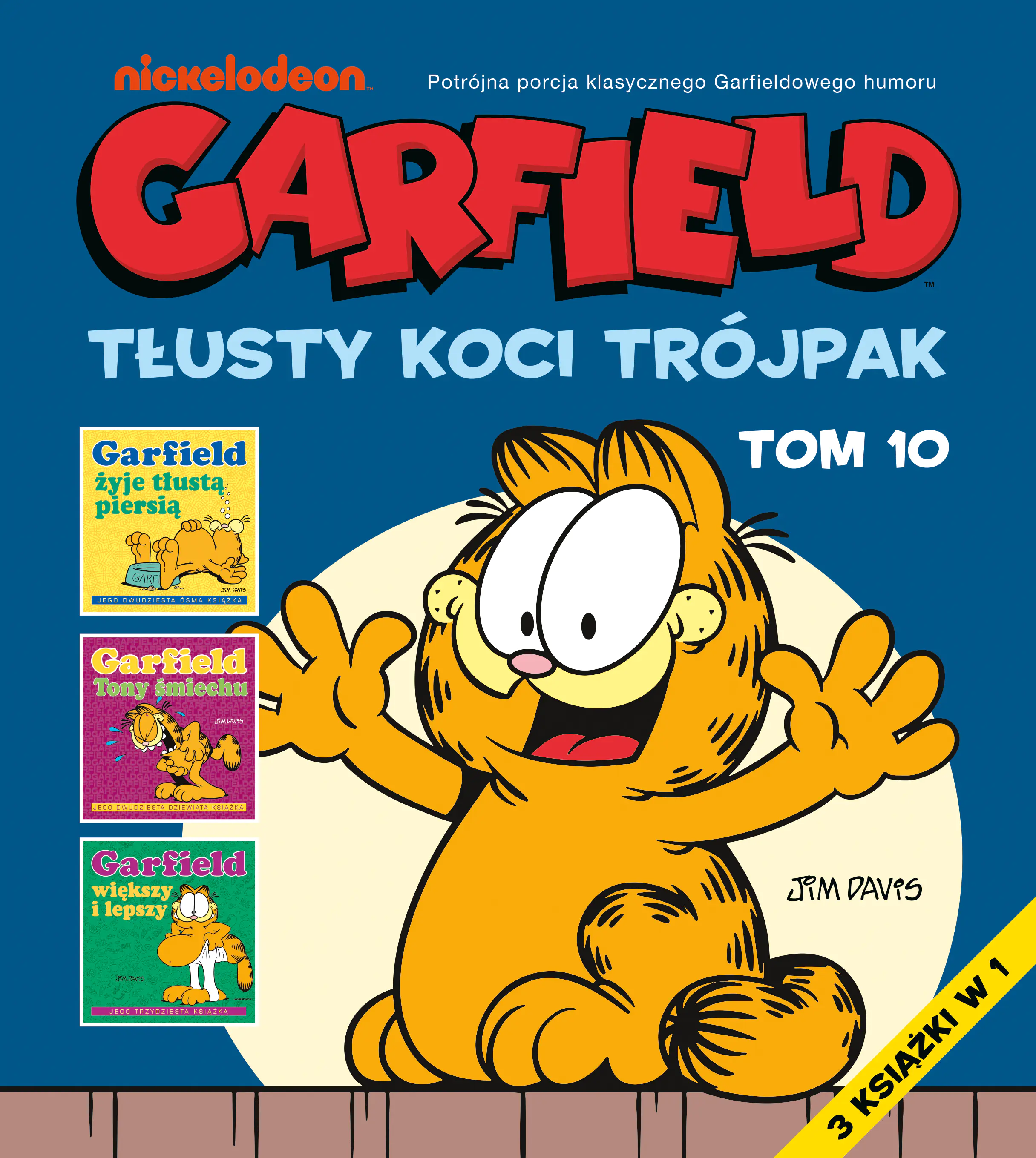 Książka - Garfield. Tłusty koci trójpak. Tom 10