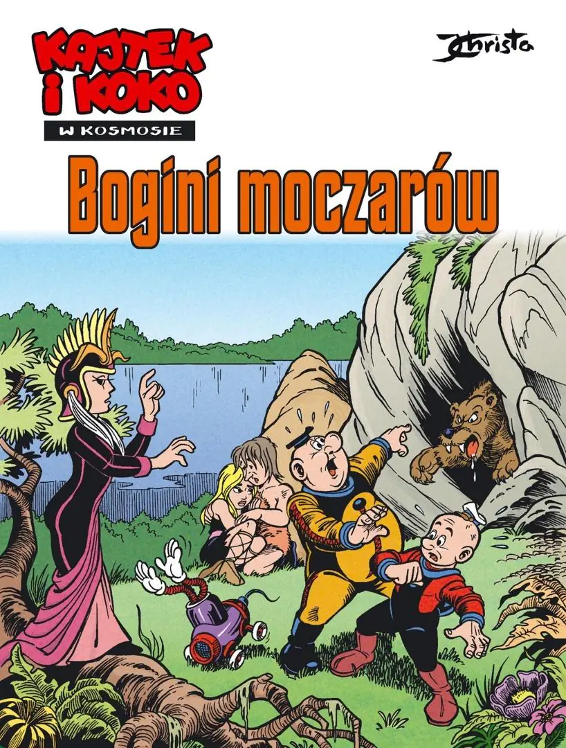 Książka - Kajtek i Koko w Kosmosie. Tom 7. Bogini moczarów