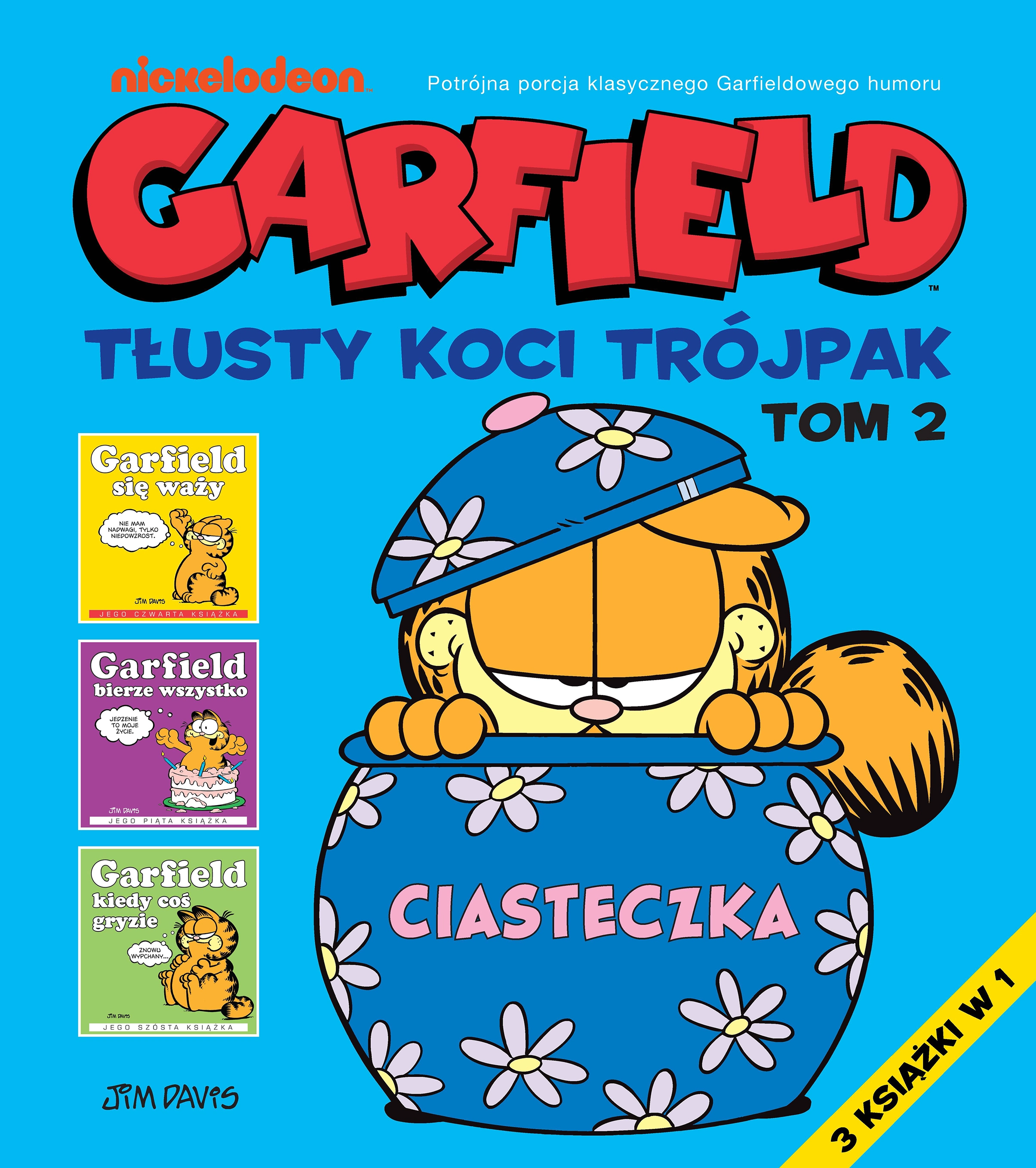 Książka - Garfield. Tłusty koci trójpak. Tom 2