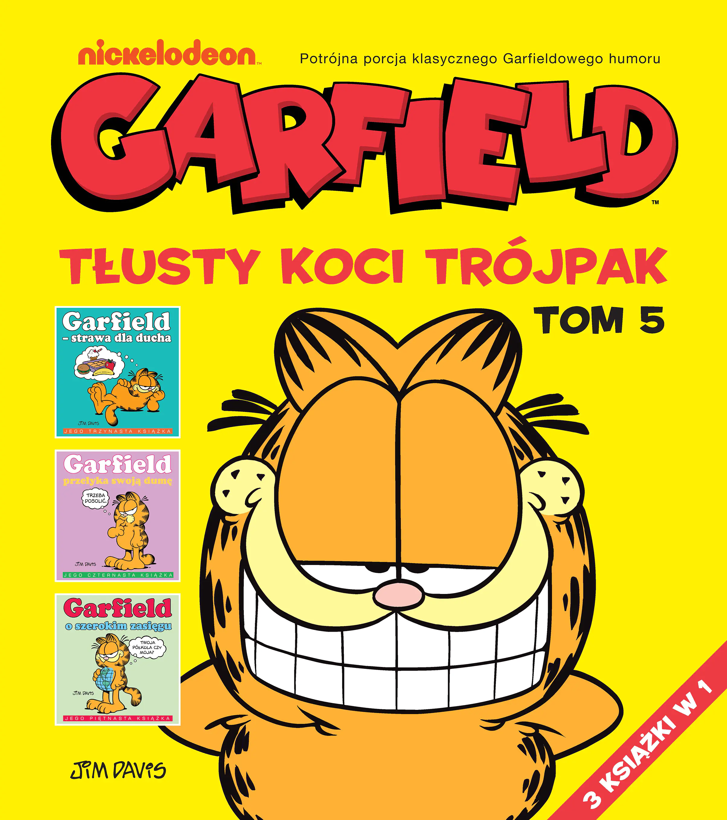 Książka - Garfield. Tłusty koci trójpak. Tom 5