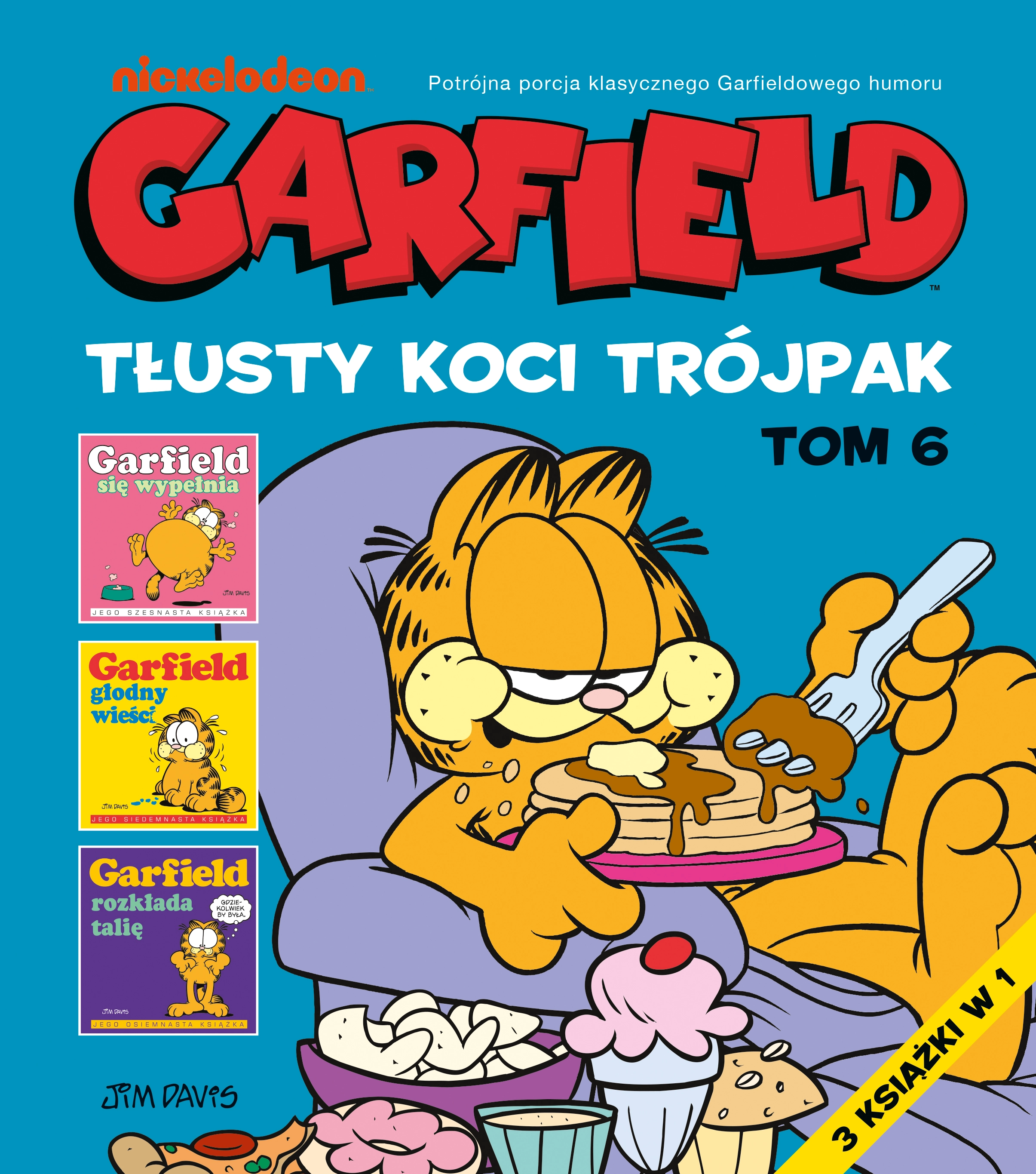 Książka - Garfield. Tłusty koci trójpak. Tom 6