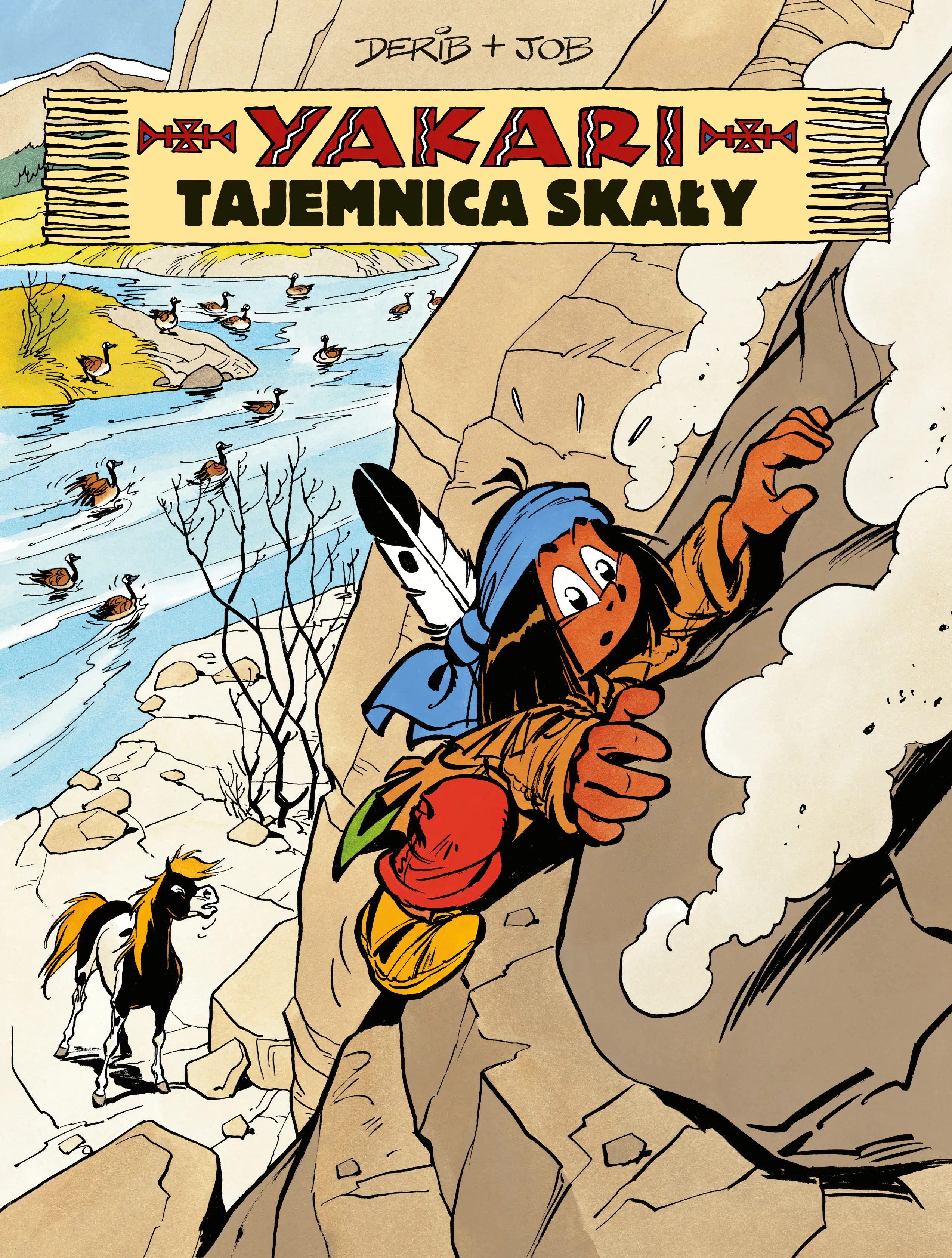 Książka - Tajemnica skały. Yakari. Tom 25