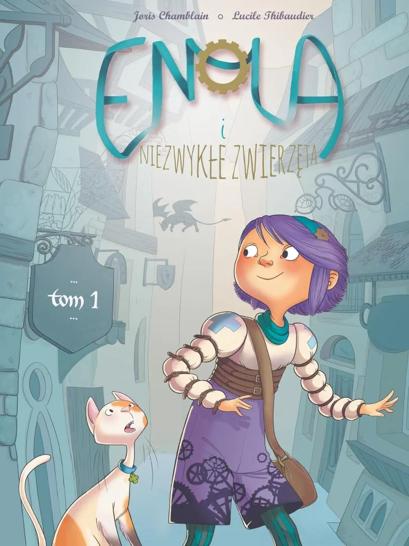 Książka - Enola i niezwykłe zwierzęta. Tom 1
