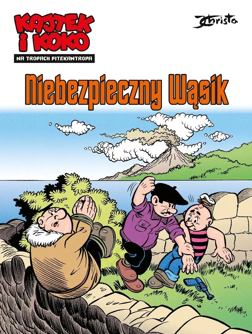Książka - Kajtek i Koko. Na tropach Pitekantropa. Tom 1. Niebezpieczny Wąsik