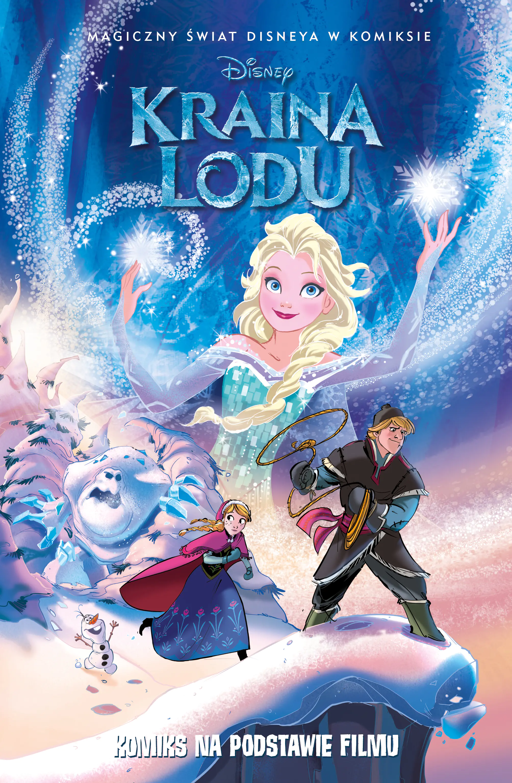 Książka - Magiczny świat Disneya w komiksie. Kraina Lodu