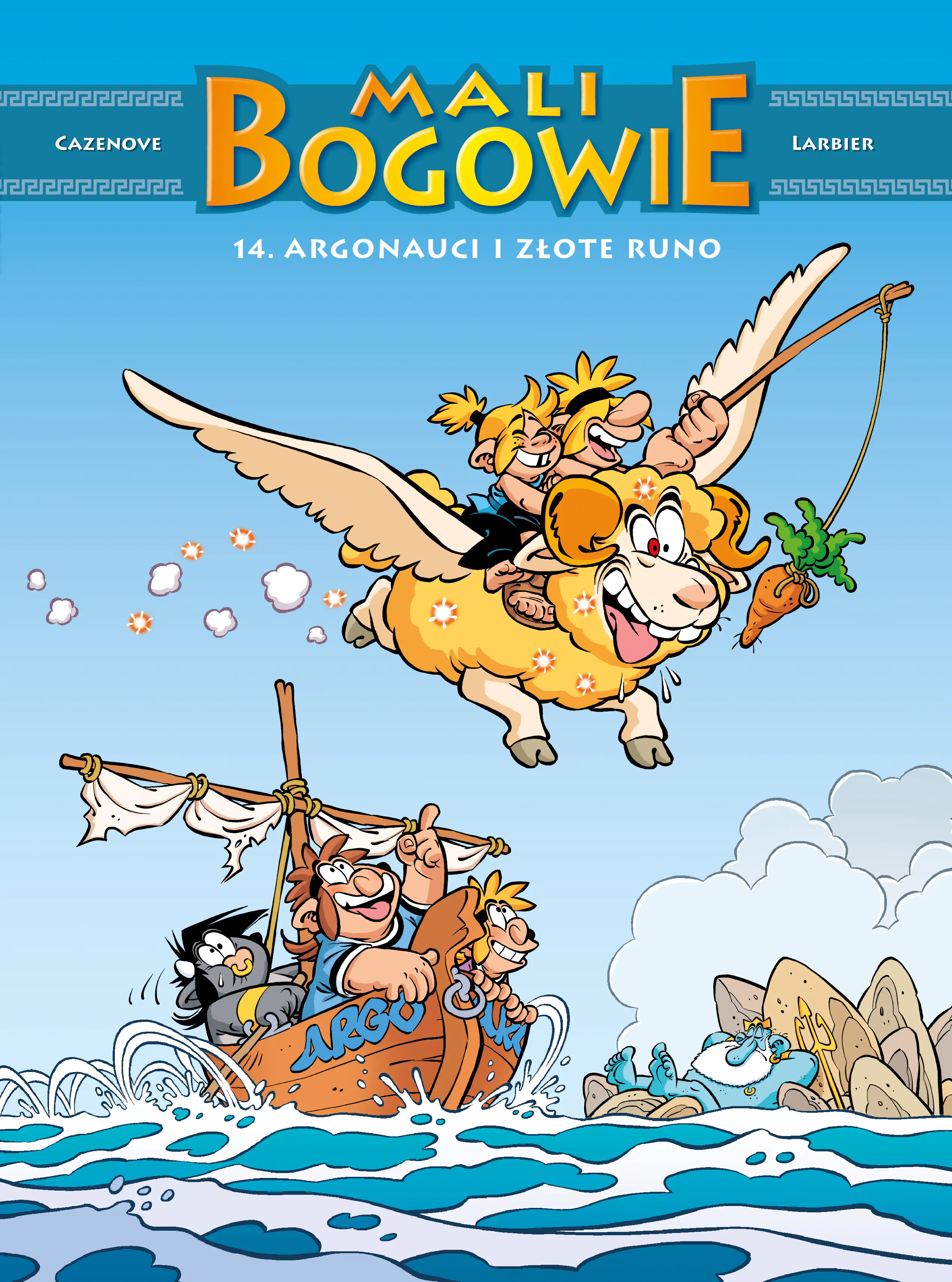 Książka - Mali bogowie. Argonauci i złote runo. Tom 14