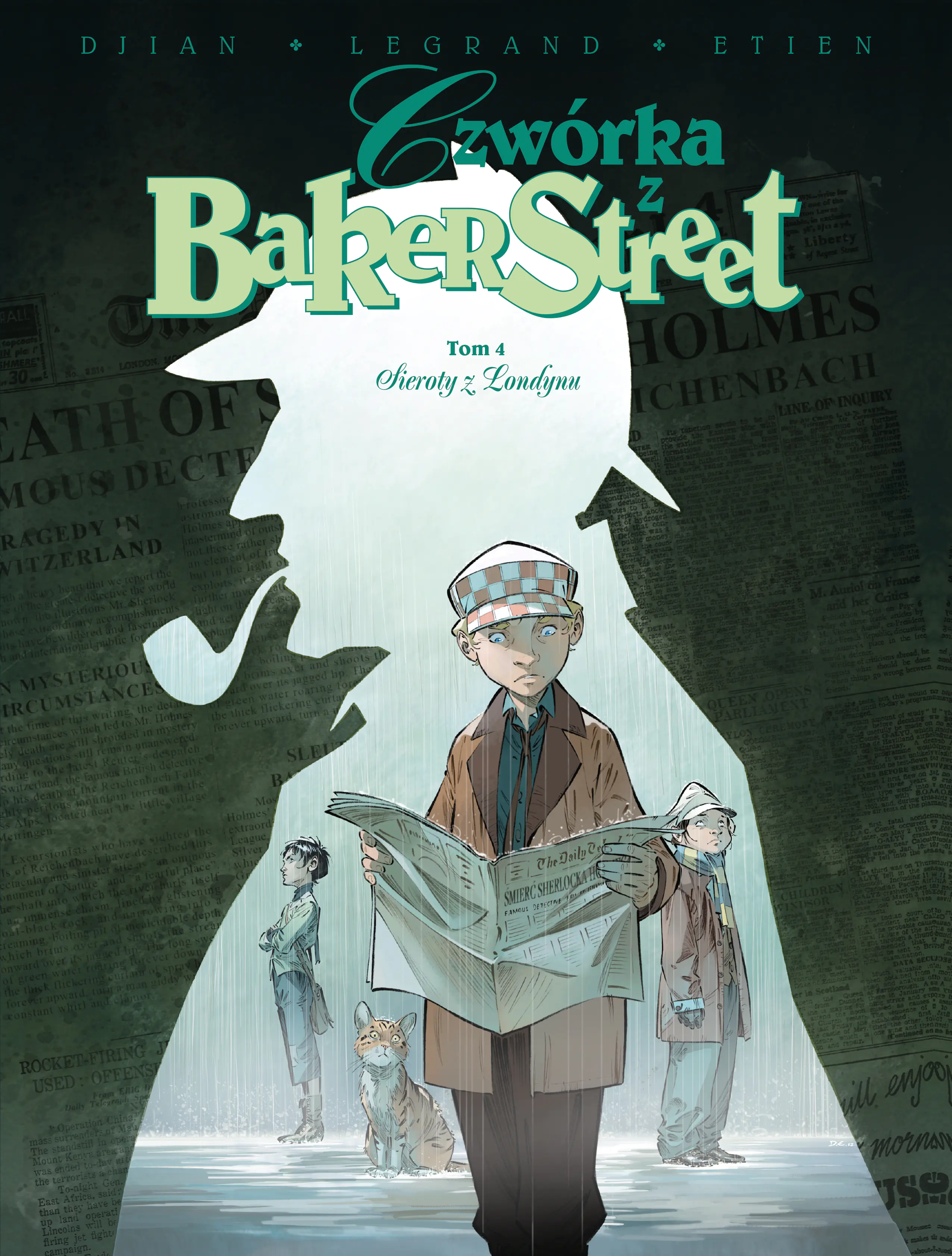 Książka - Sieroty z Londynu. Czwórka z Baker Street. Tom 4