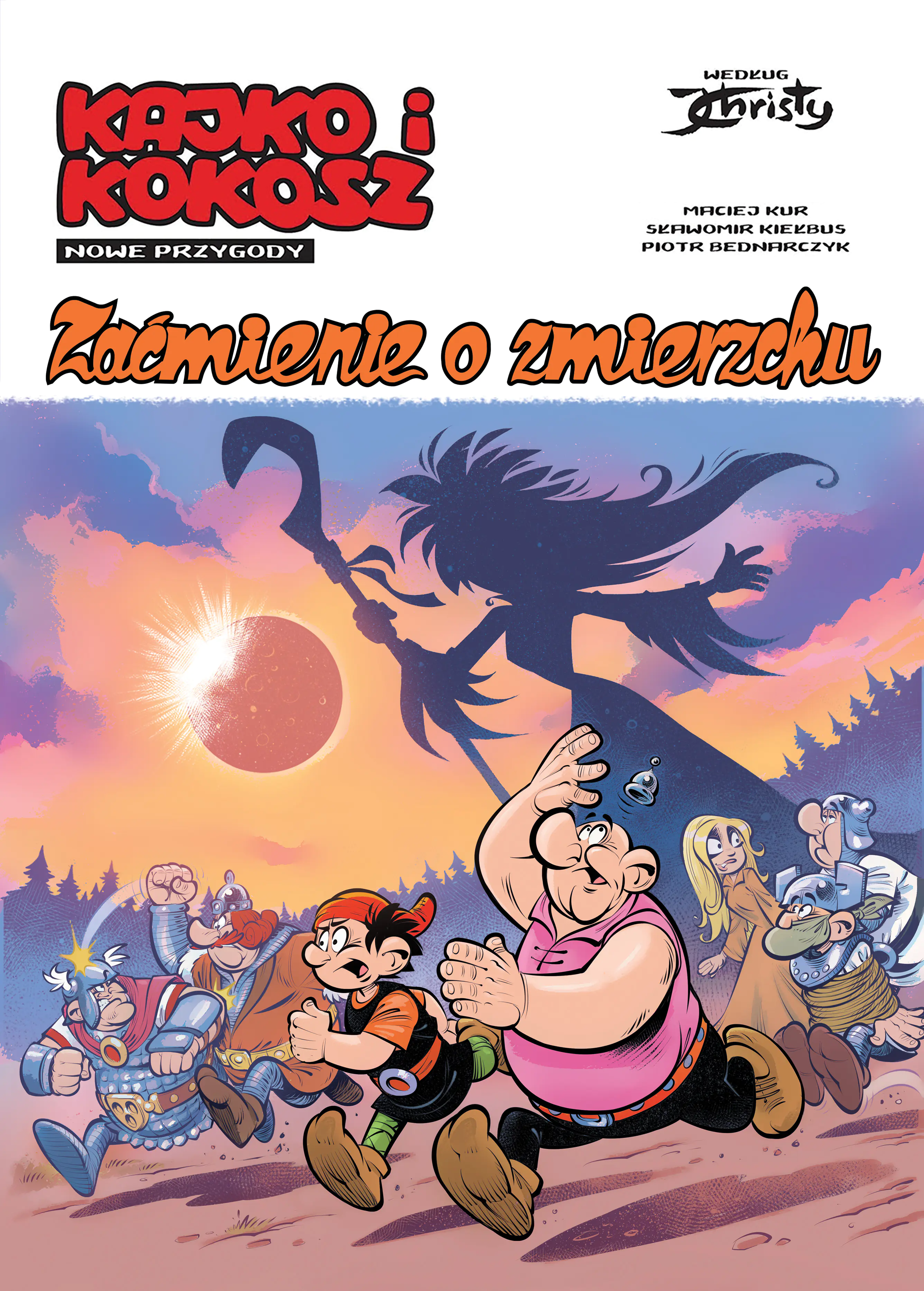 Książka - Zaćmienie o zmierzchu. Kajko i Kokosz. Nowe przygody