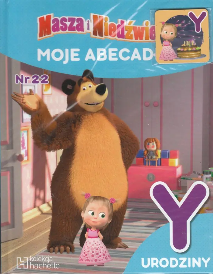 Książka - Moje abecadło nr 22 : Masza i niedźwiedź : Y urodziny