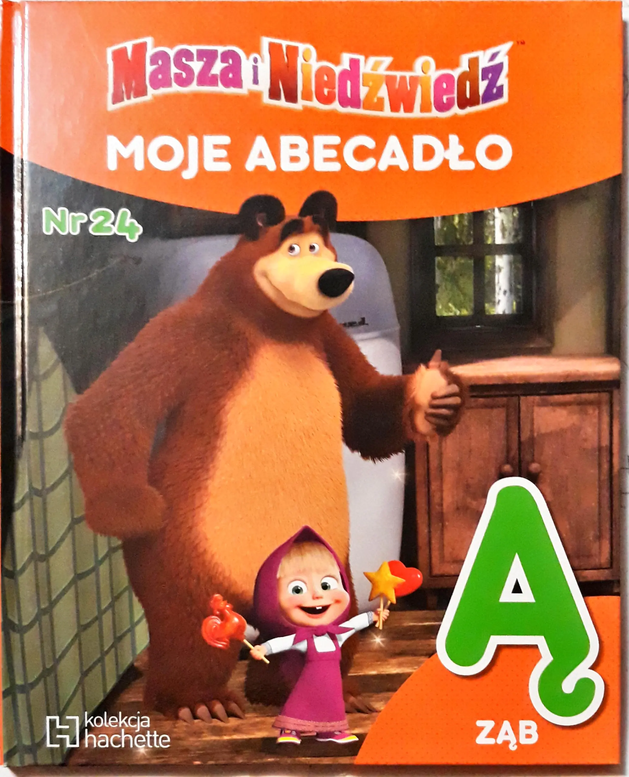 Książka - Moje abecadło nr 24 : Masza i niedźwiedź : Ą
