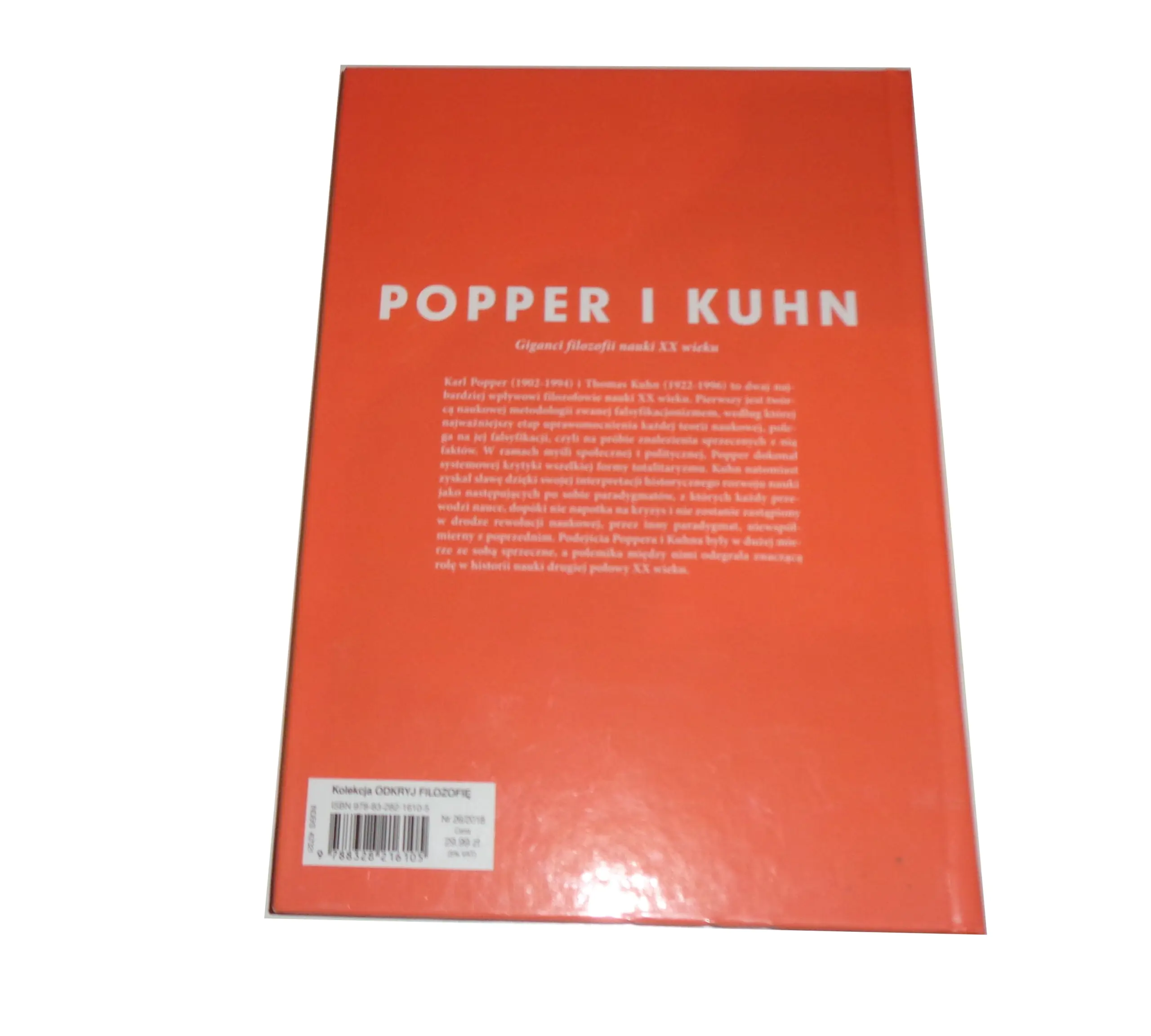 Książka - popper i kuhn giganci filozofii nauki xx wieku