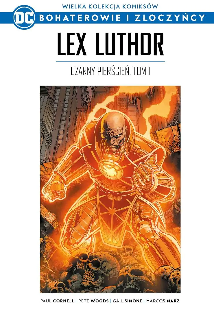 Książka - Wielka Kolekcja Komiksów DC Bohaterowie i Złoczyńcy. Lex Luthor Czarny pierścień Część 1 Tom 19