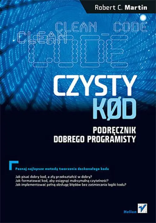 Książka - Czysty kod. Podręcznik dobrego programisty