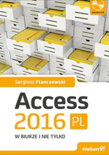 Książka - Access 2016 PL w biurze i nie tylko