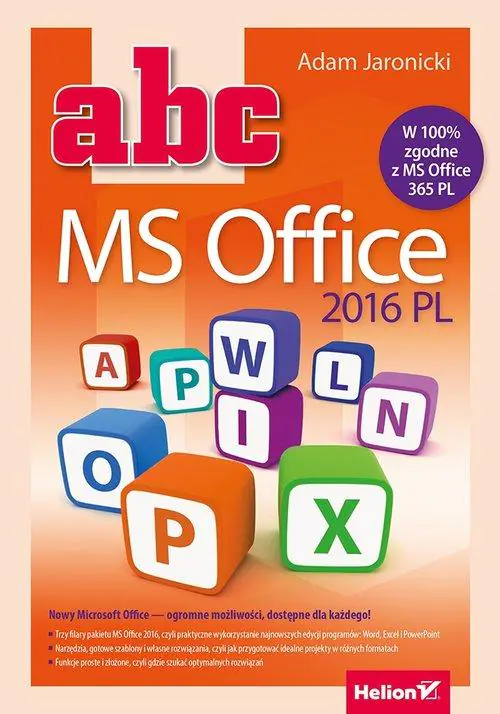 Książka - ABC. MS Office 2016 PL