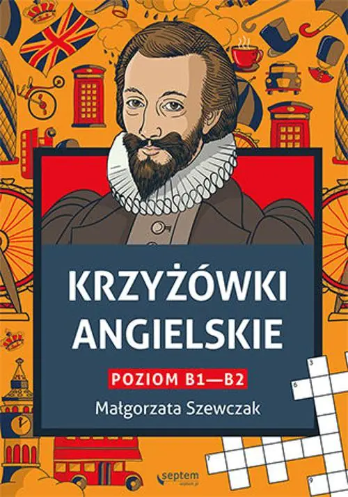 Książka - Krzyżówki angielskie poziom B1- B2