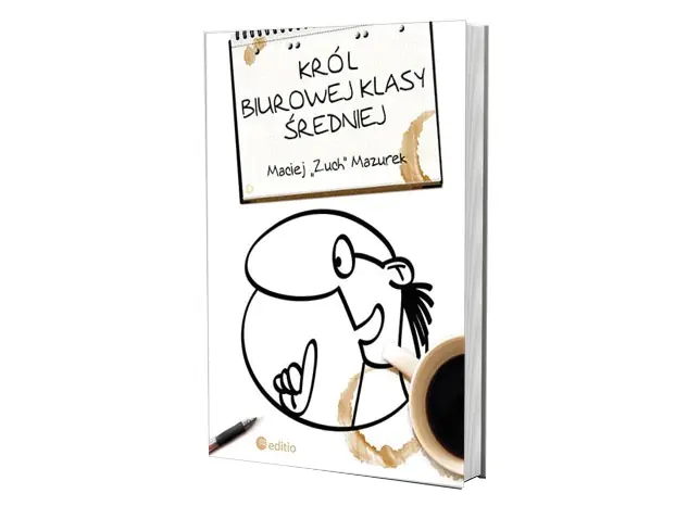 Książka - Król biurowej klasy średniej. Książka z autografem