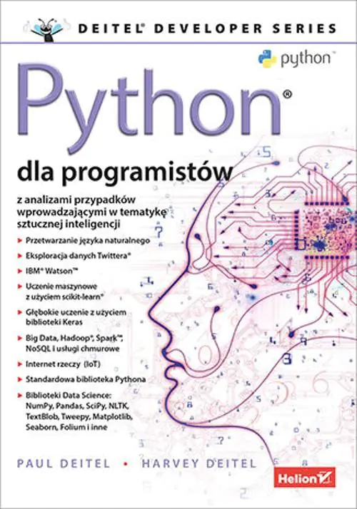 Książka - Python dla programistów. Big Data i AI. Studia przypadków