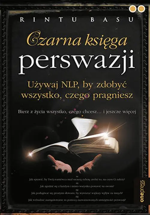 Książka - Czarna księga perswazji. Używaj NLP, by zdobyć wszystko, czego pragniesz