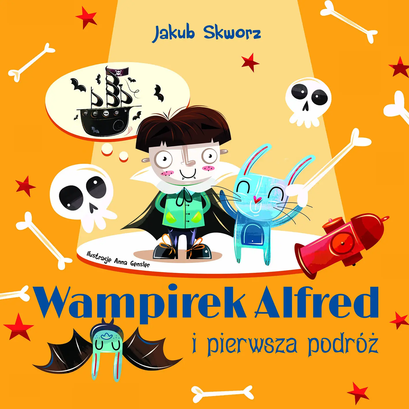 Książka - Wampirek Alfred i pierwsza podróż
