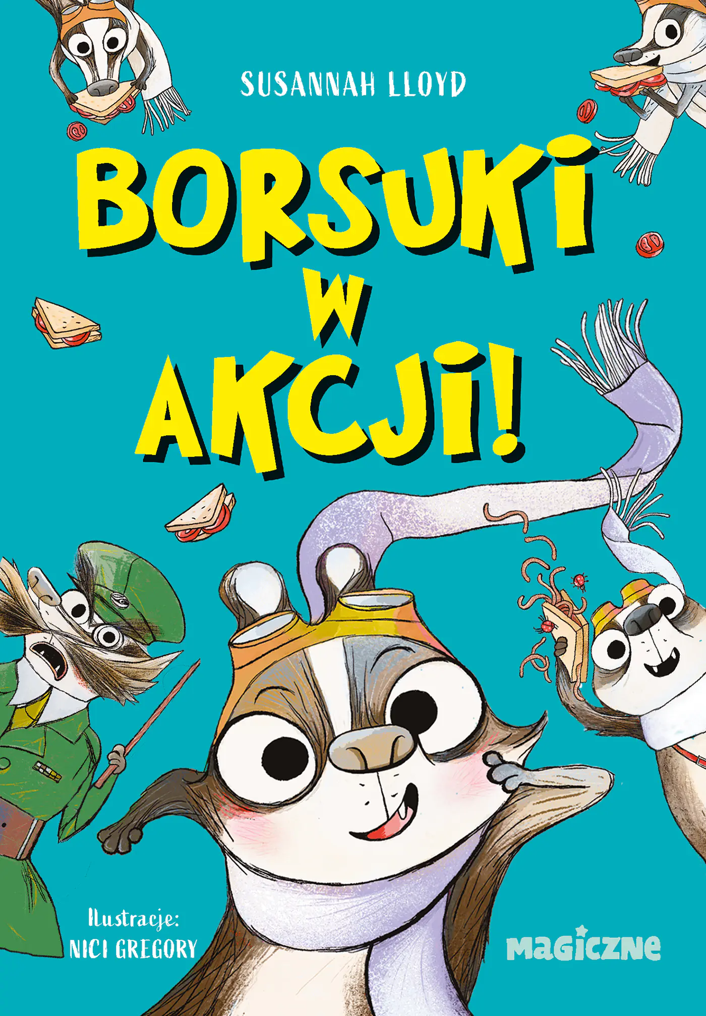 Książka - Borsuki w akcji
