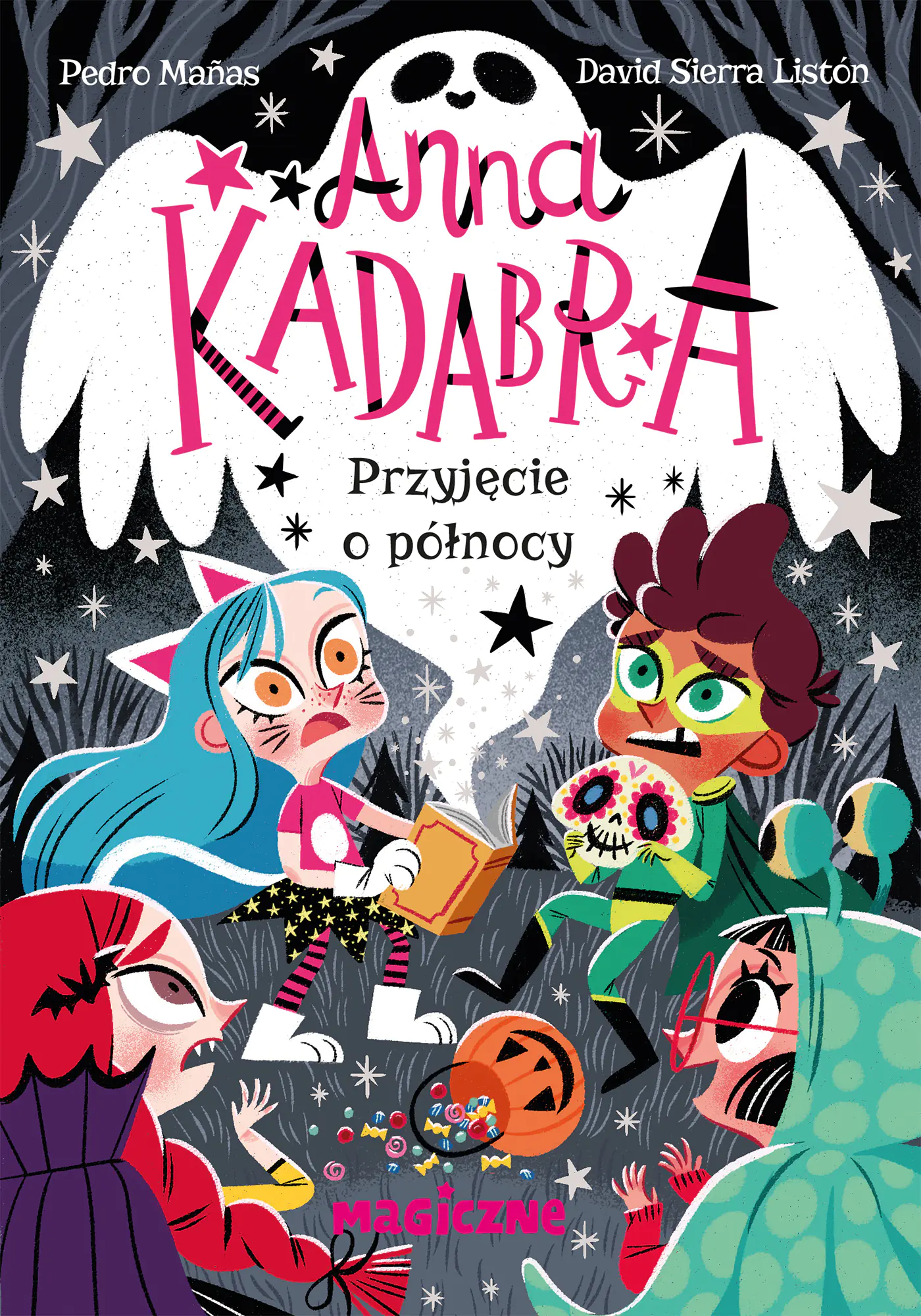 Książka - Anna Kadabra. Przyjęcie o północy