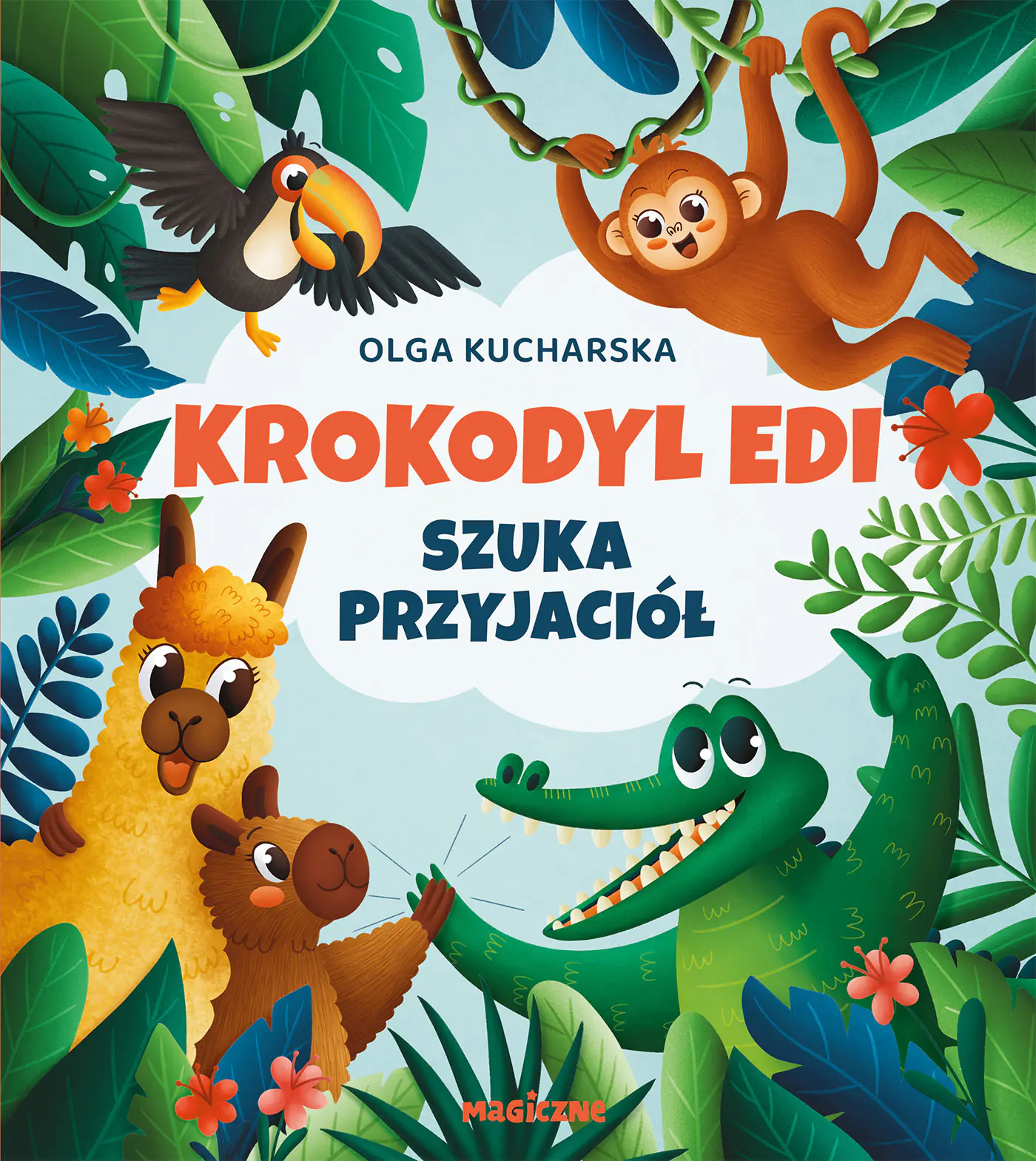 Książka - Krokodyl Edi szuka przyjaciół