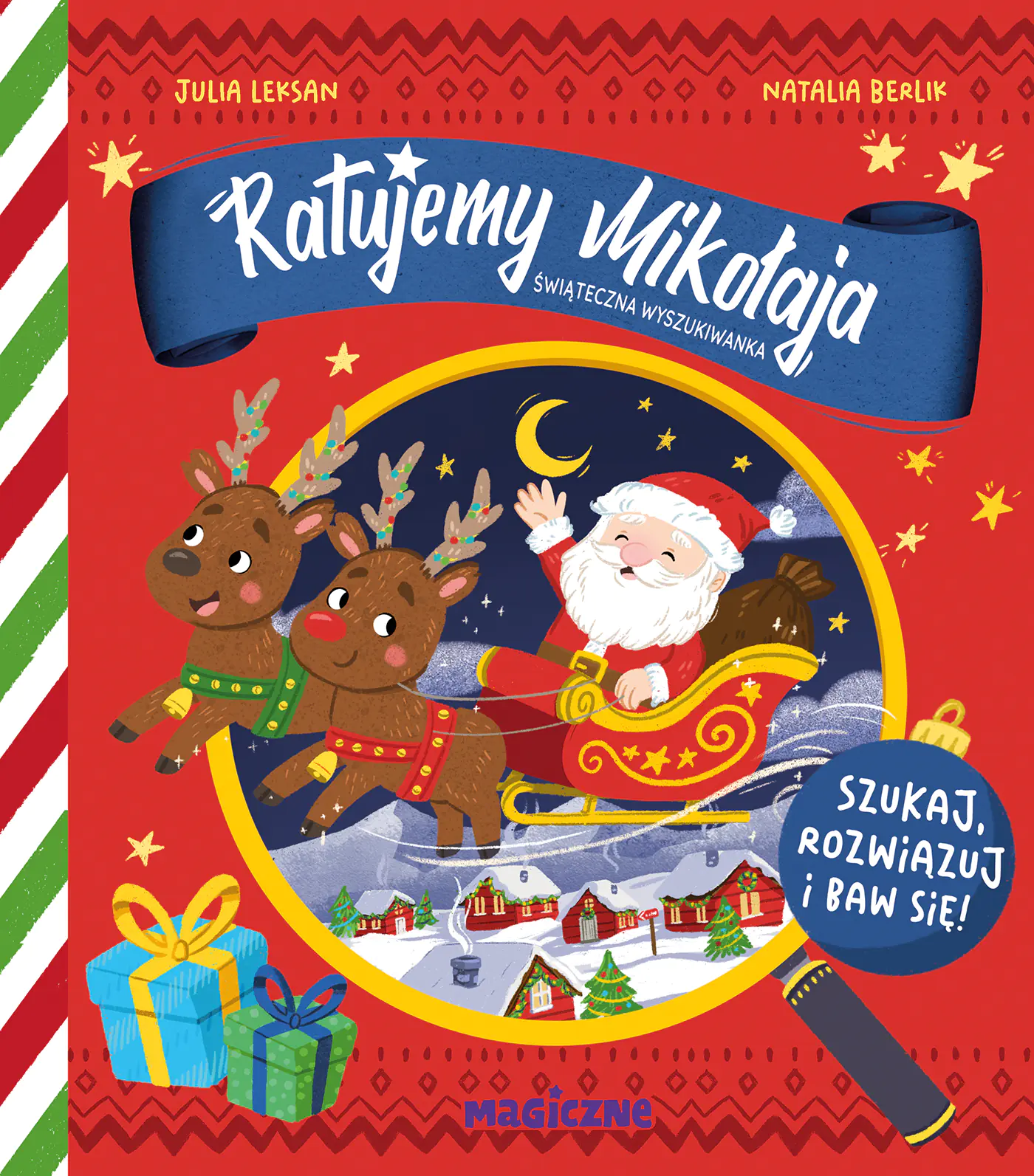 Książka - Ratujemy Mikołaja. Świąteczna wyszukiwanka