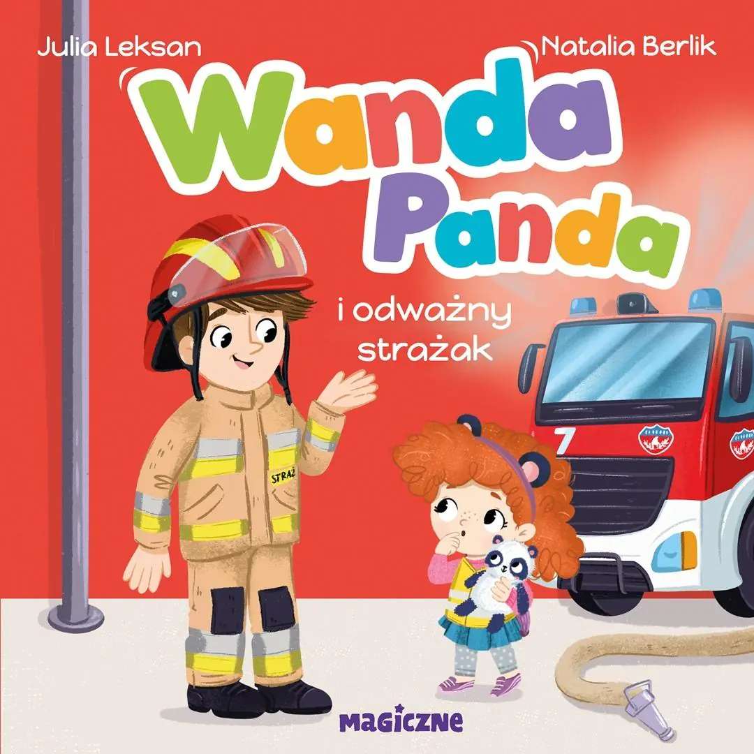 Książka - Wanda Panda i odważny strażak