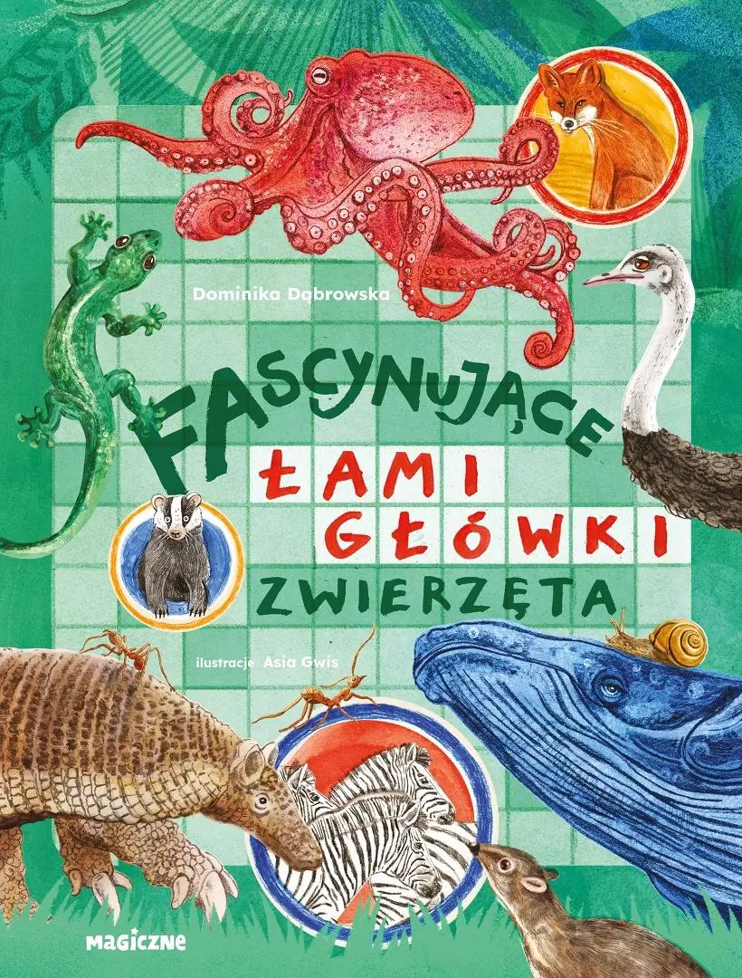 Książka - Fascynujące łamigłówki. Zwierzęta