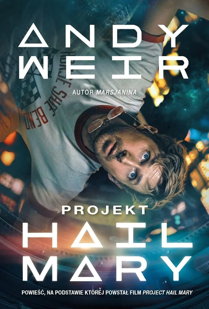 Książka - Projekt Hail Mary (okładka filmowa)