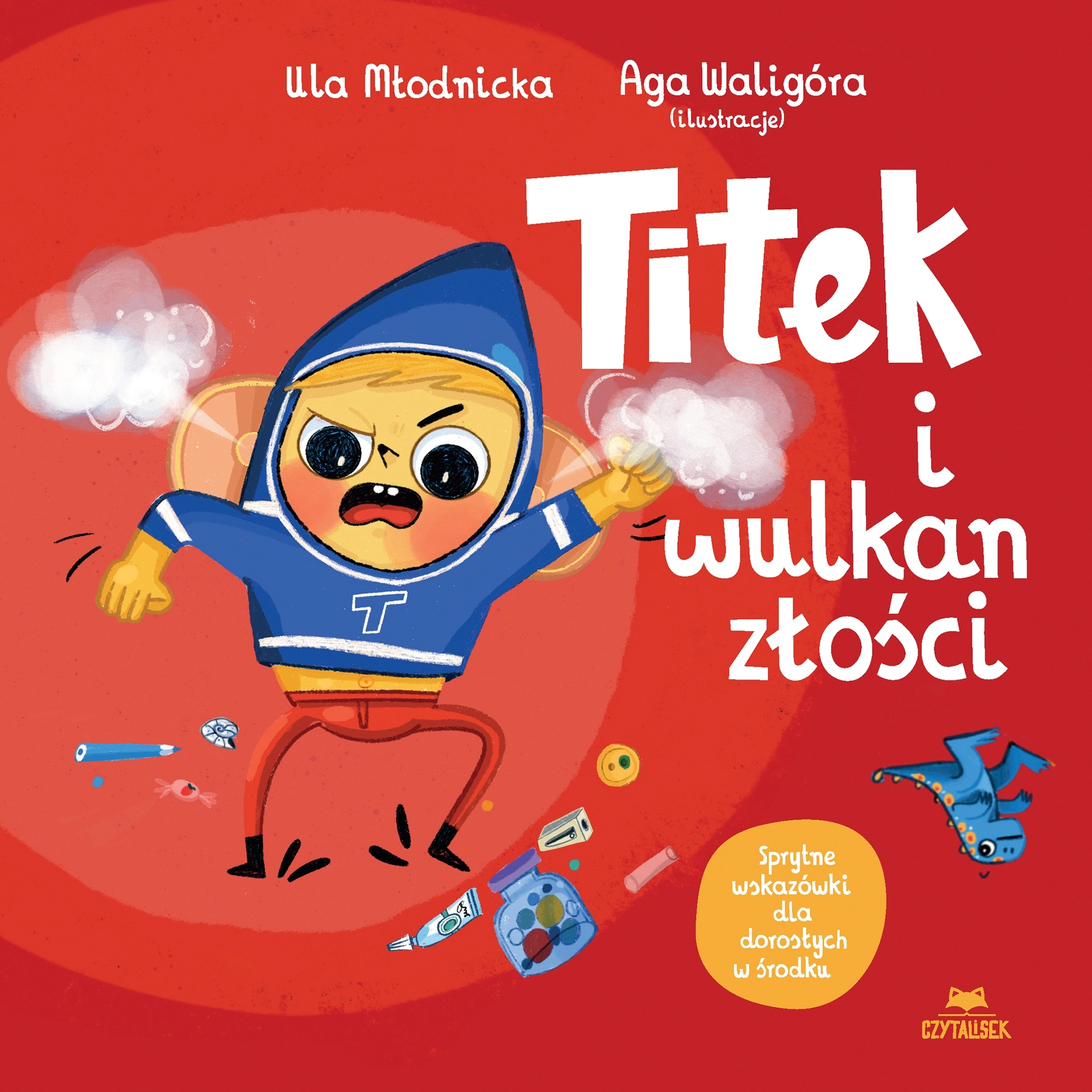 Książka - Titek i wulkan złości