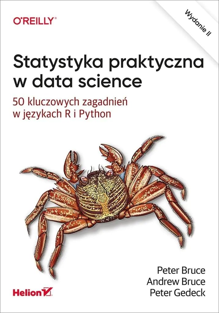 Książka - Statystyka praktyczna w data science. 50 kluczowych zagadnień w językach R i Python