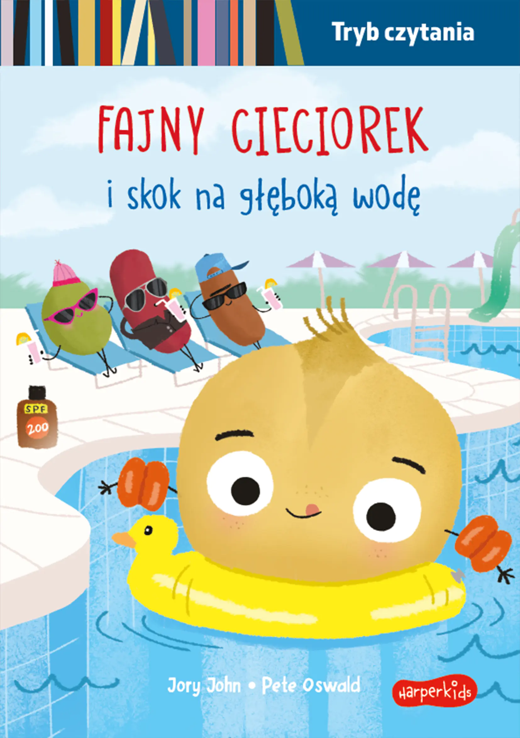 Książka - Fajny Cieciorek i skok na głęboką wodę. Tryb czytania. Smaczna Banda i emocje