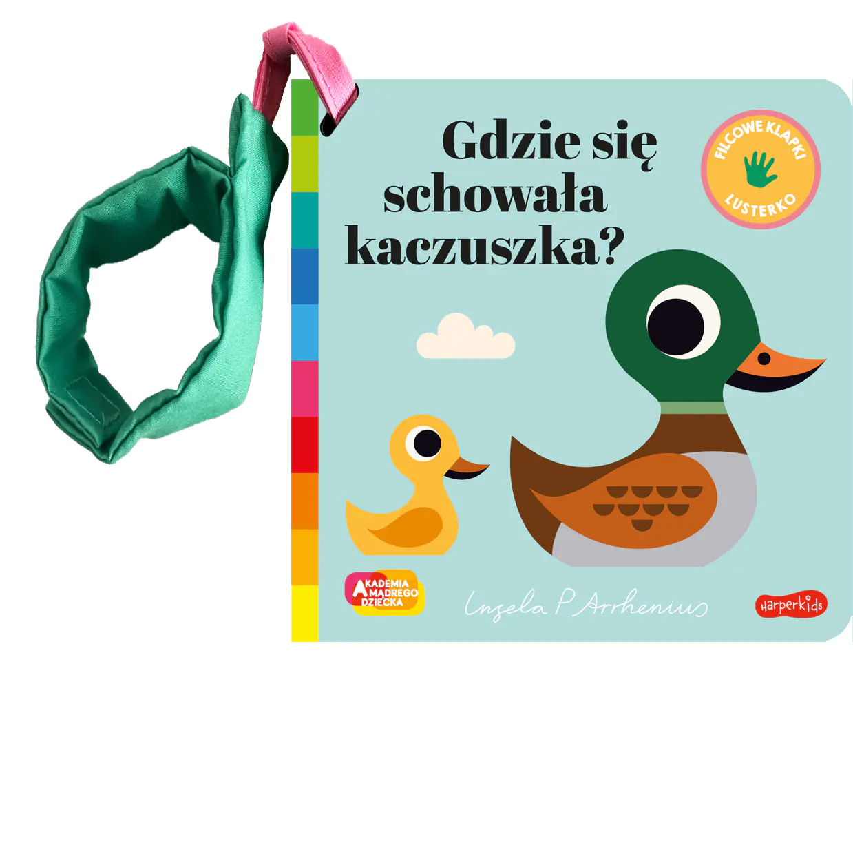 Książka - Gdzie się schowała kaczuszka? Akademia mądrego dziecka. Zabawa w chowanego