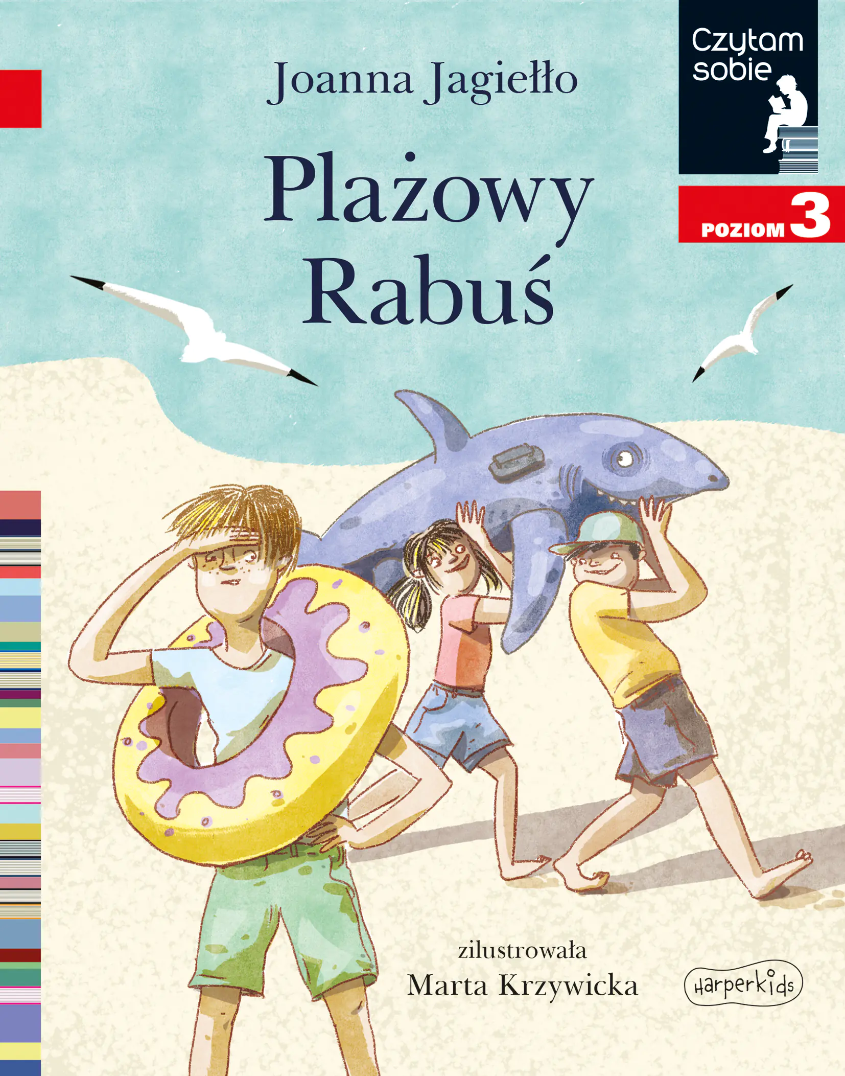 Książka - Plażowy Rabuś. Czytam sobie. Poziom 3