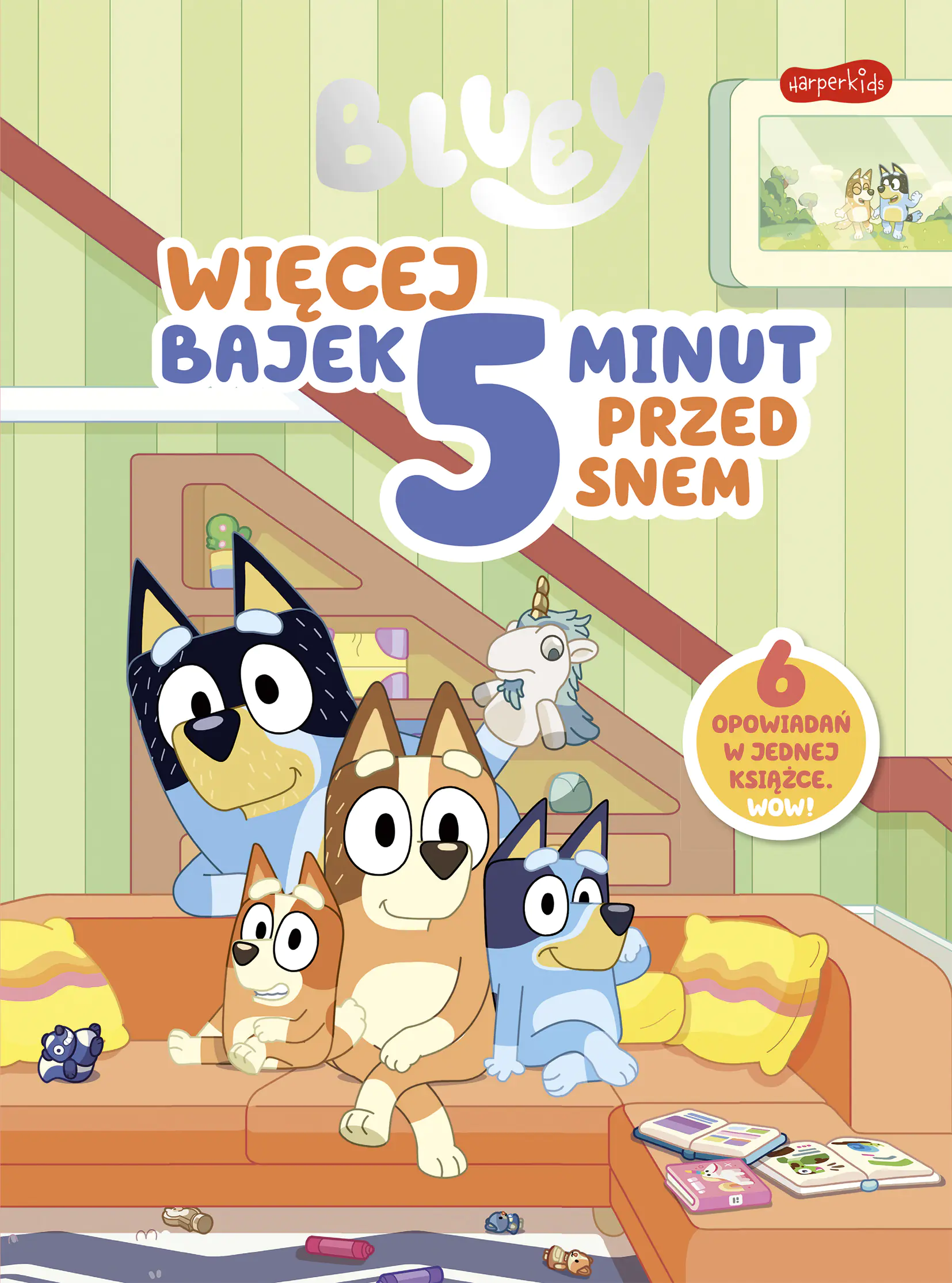 Książka - Bluey. Więcej bajek 5 minut przed snem