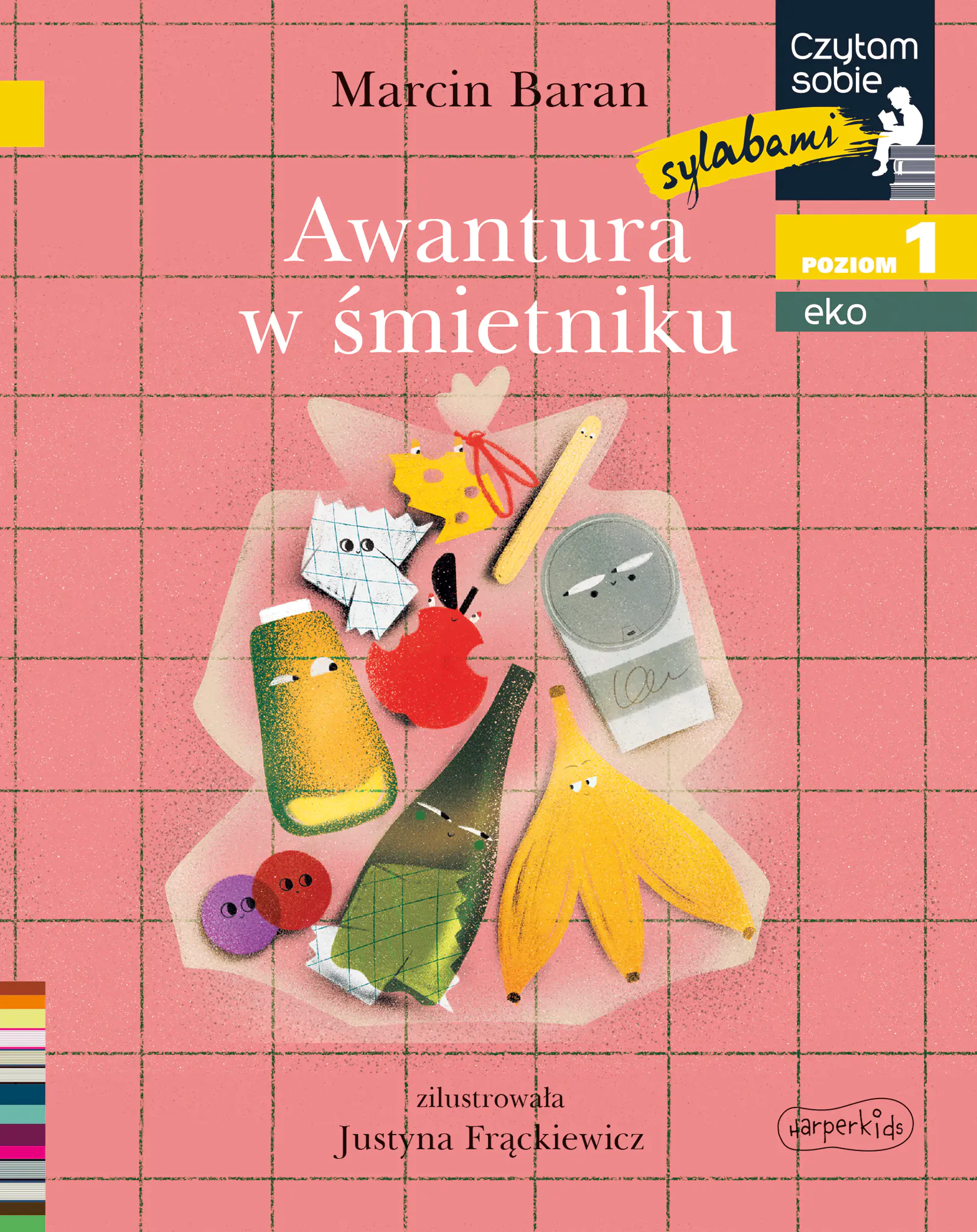 Książka - Awantura w śmietniku. Czytam sobie sylabami. Eko. Poziom 1