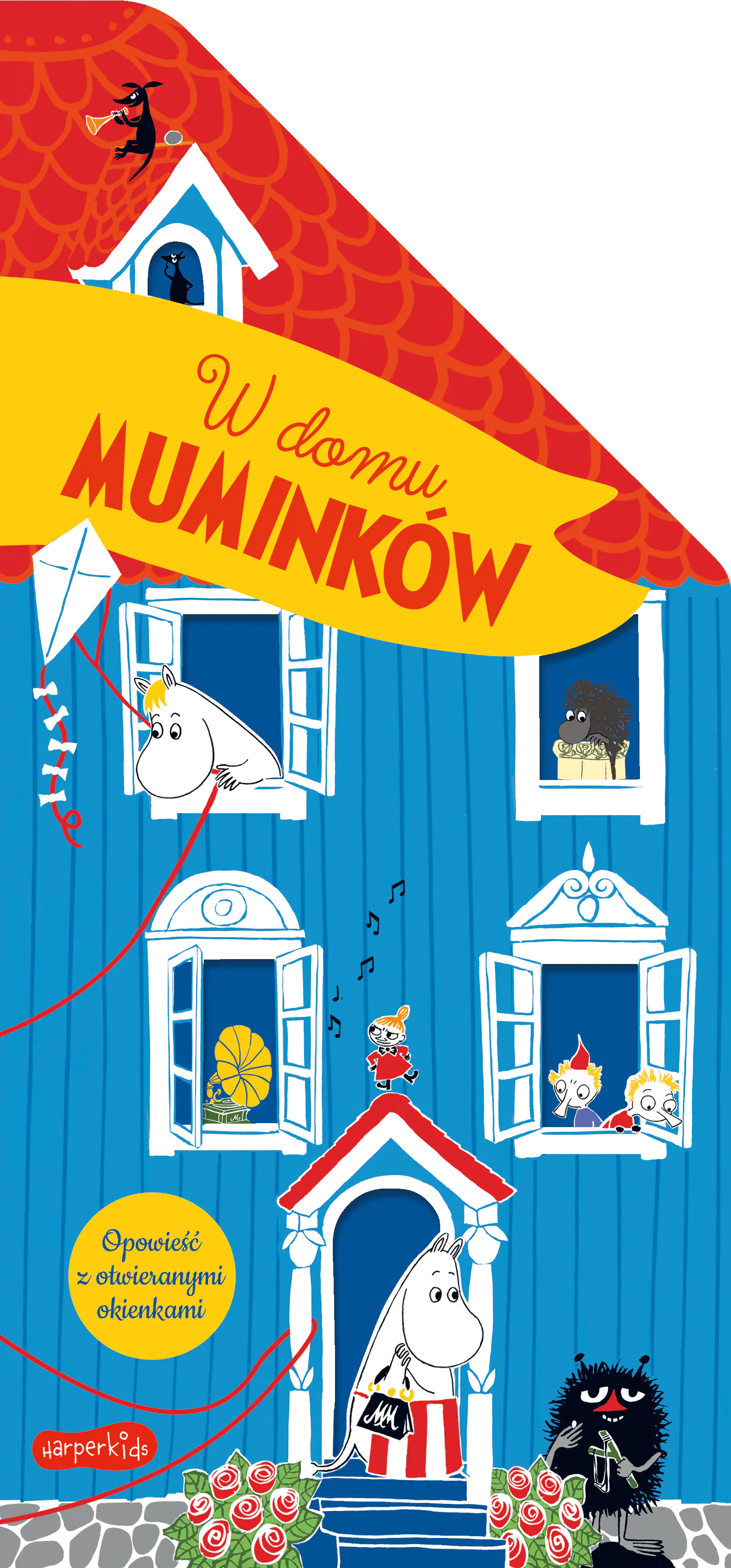 Książka - Muminki. W domu Muminków. Opowieść z otwieranymi okienkami
