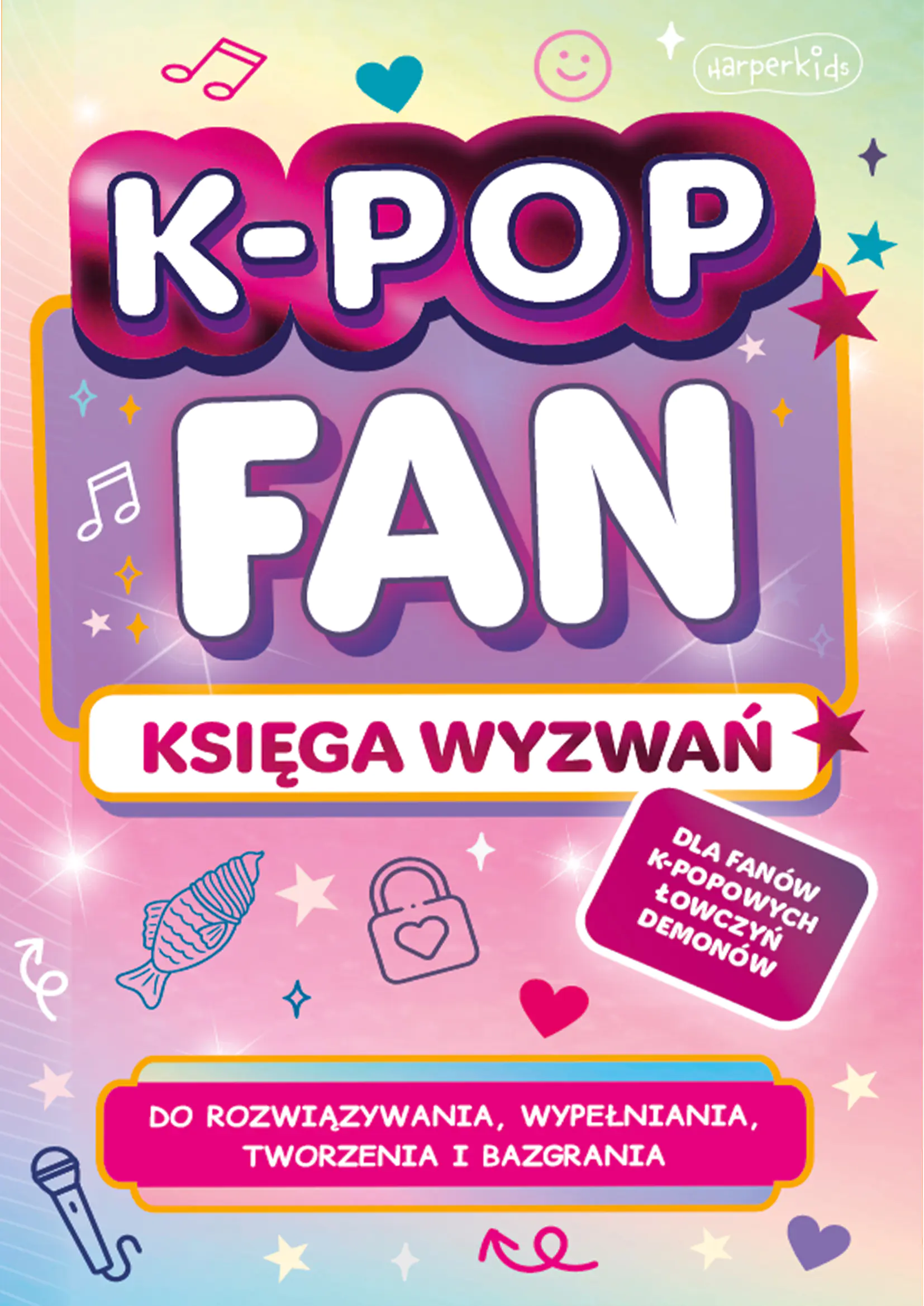 Książka - K-POP FAN Księga wyzwań