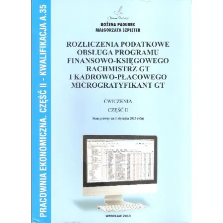 Pracownia Ekonomiczna cz.II Rozliczenia podatkowe