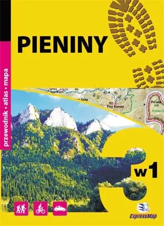 Książka - Pieniny Przewodnik Atlas Mapa