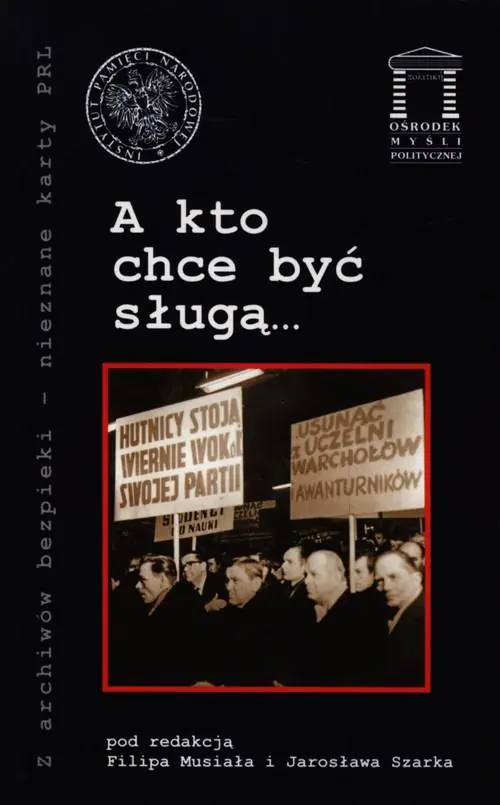 Książka - A kto chce być sługą?