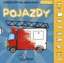 Książka - Książeczka kolorowanka pojazdy