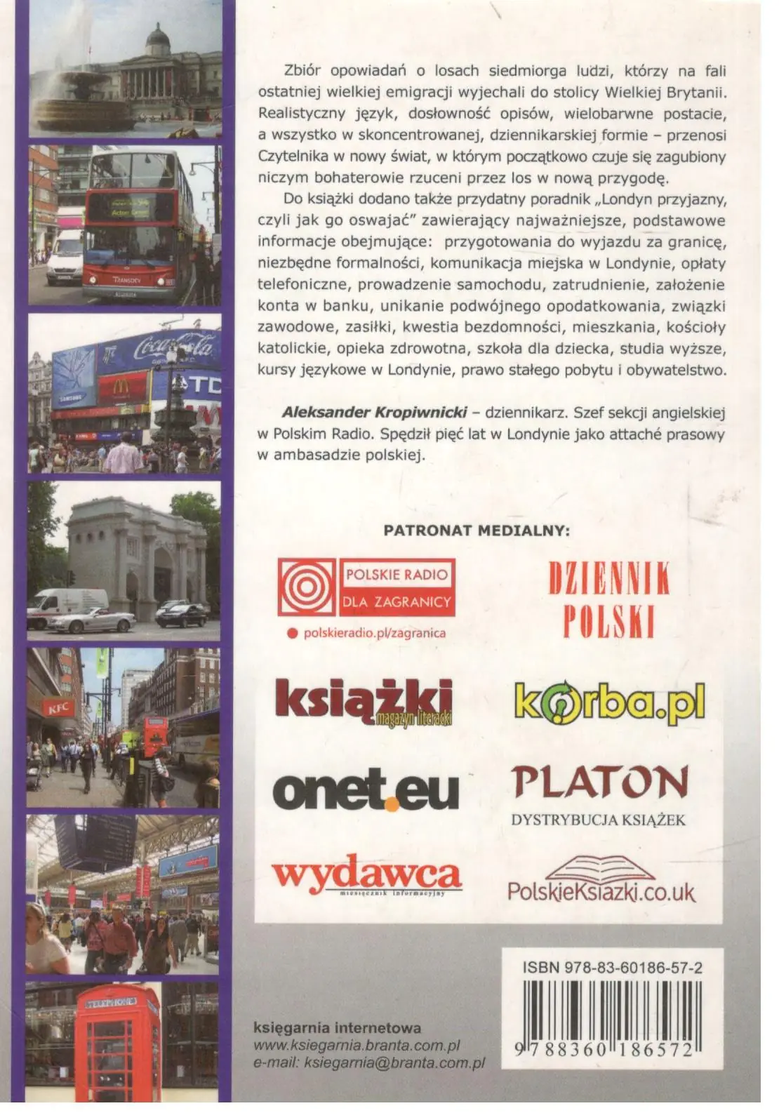 Książka - Zajezdnia Londyn - Aleksander Kropiwnicki - 