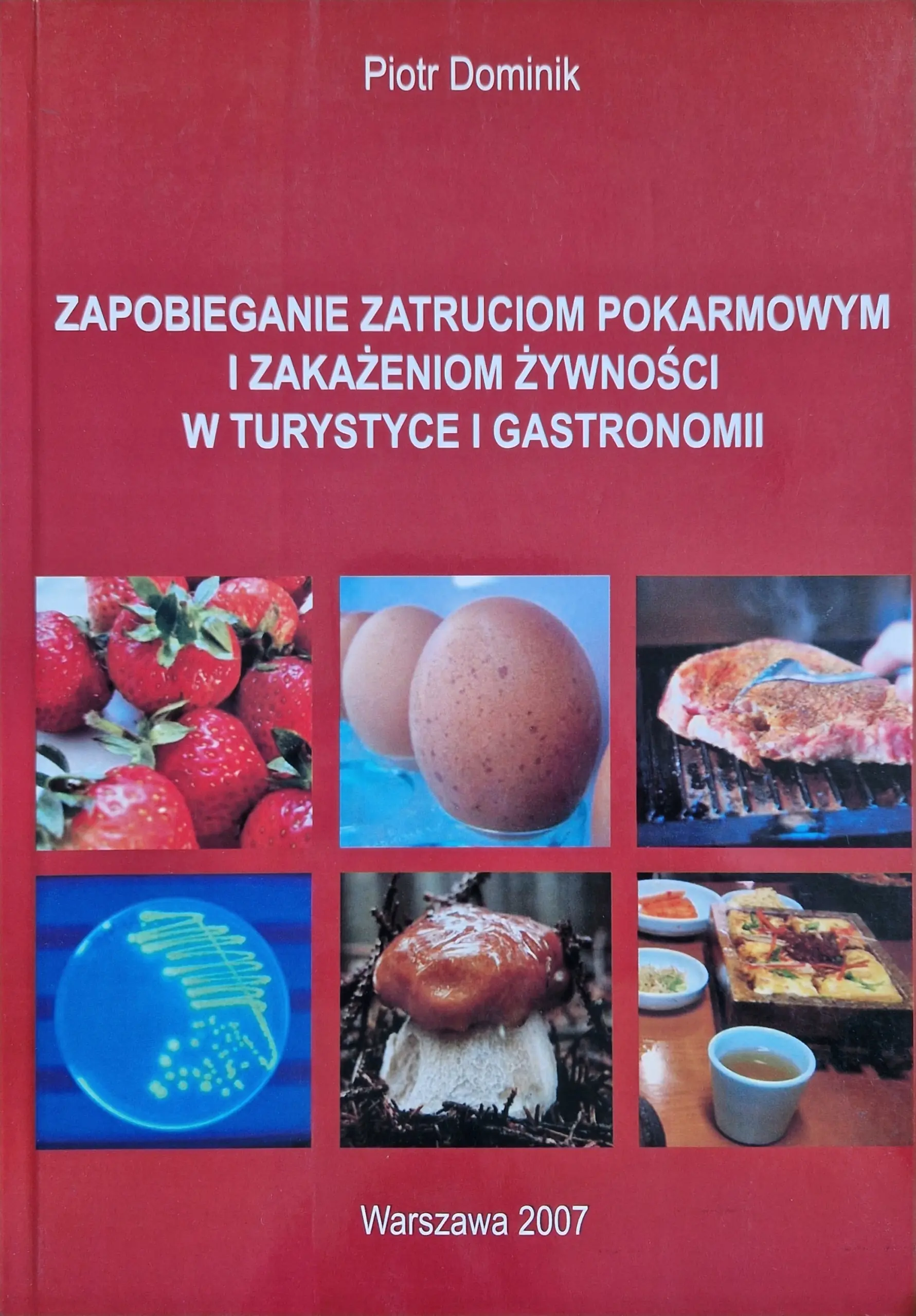 Książka - ZAPOBIEGANIE ZATRUCIOM POKARMOWYM I ZAKAŻENIOM ŻYWNOŚCI W TURYSTYCE I GASTRONOMII