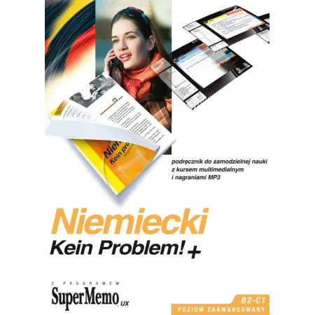 Książka - KURS JĘZYKA NIEMIECKIEGO ZAAWANSOWANY B2-C1 KEIN PROBLEM!  KSIĄŻKA + CD + MP3 Waldemar Trambacz
